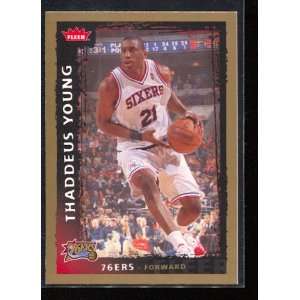    2008 09 Fleer Glossy #48 Thaddeus Young Sports Collectibles