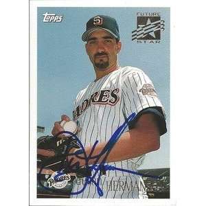  Dustin Hermanson Signed San Diego Padres 1996 Topps Card 