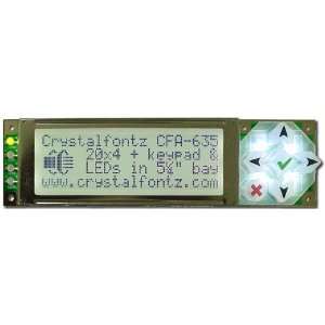  Crystalfontz CFA635 TFE KS 20x4 character LCD display 