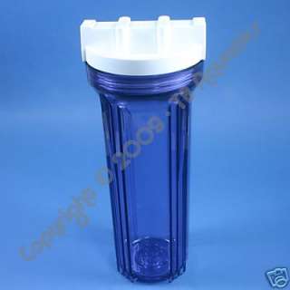 10 3/8 REVERSE OSMOSIS CLEAR HOUSING CANNISTER RO DI  