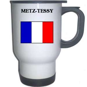  France   METZ TESSY White Stainless Steel Mug 
