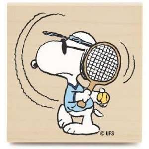  Tennis Ace (Peanuts)   Rubber Stamps Arts, Crafts 