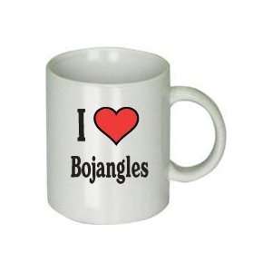  I Love Bojangles Coffee Cup Mug 