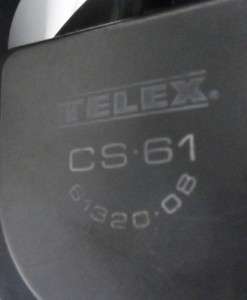 Telex CS61 CS 61 Aviation Pilot Headset Used Unit Mic  