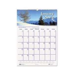  Scenic Beauty Monthly Wall Calendar, 15 1/2 x 22 