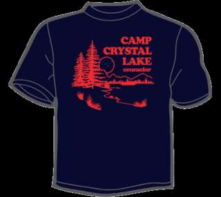 CAMP CRYSTAL LAKE T Shirt MENS vintage friday the 13th  