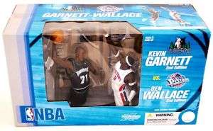 Kevin Garnett vs. Ben Wallace NBA Action Figure Set NEW  