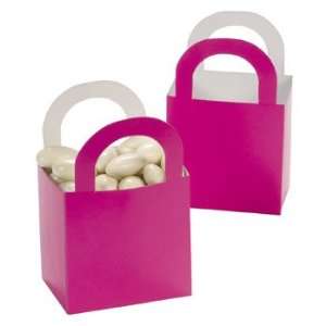 Hot Pink Favor Gift Baskets   Party Favor & Goody Bags & Paper Goody 