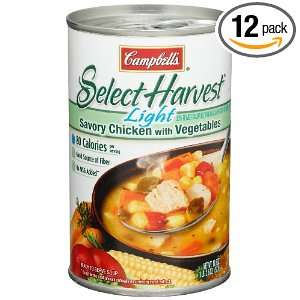 Campbells Select Harvest Light Savory Chicken with Vegetables, 18.6 