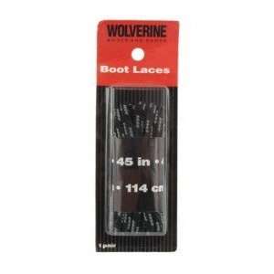   Wolverine Laces Black Nylon 45 Inch Boot Laces W69412