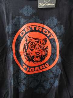 Detroit Tigers MLB Wright & Ditson T Shirt Youth Medium NWT Blue 