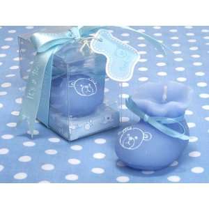  Bear Baby Booty Candle   Blue
