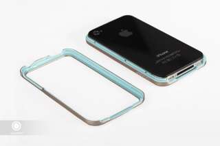   Aluminum Frame Bumper case + PC 2 parts Jacket for Apple iPhone 4 4S