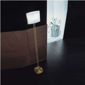  Zaneen Lighting D8 4071 Tecla Floor Lamp, Brass