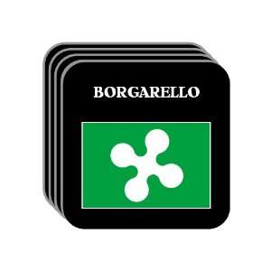 Italy Region, Lombardy   BORGARELLO Set of 4 Mini Mousepad Coasters