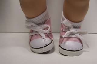 MYSTIC PINK Canvas Tennis Deck Doll Shoes 4 Bitty Baby♥  