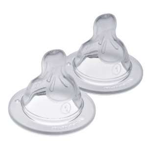   Pack of 2 MAM Silicone Baby Bottle Teats Medium Flow 2+ months Baby