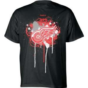  Detroit Red Wings Youth Team Fresh Logo T Shirt Sports 