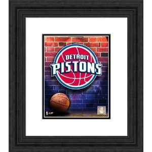 Framed Team Logo Detroit Pistons Photograph  Sports 