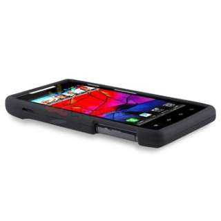 New Rubberized Black Hard Case Cover For Motorola Droid Razr XT912 