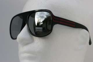 MIRROR Black red Millionaire rapper Stunner Sunglasses  