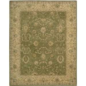  Nourison Heritage Hall HE20 Green 9 Round Area Rug