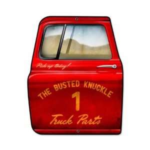 Busted Knuckle Garage Vintage Metal Sign Truck Parts Shop 15 X 19 Not 