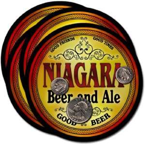  Niagara , WI Beer & Ale Coasters   4pk 