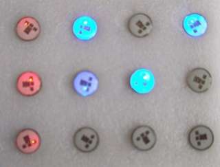 100 pcs Flashing Blinkies Magnetic Pin