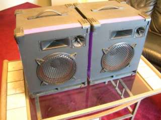 FRAZIER Vintage Horn Loaded Speakers. MODEL CAPSULE  