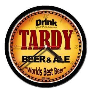  TARDY beer and ale cerveza wall clock 