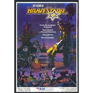  Bravestarr Original Folded 1987 Movie Poster Everything 