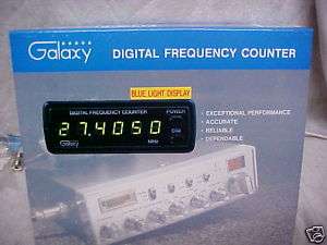 NEW Galaxy FC347 B Cb Ham Radio Freq Counter Blue LEDs  