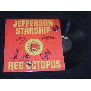  Starship   Red Octopus   Signed Autographed   Record Album Vinyl LP