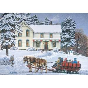  Marian Heath Boxed Christmas Cards, Let it Snow, 15 Count 