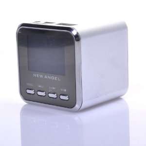Portable Mini Cube Speaker with 1.5 Screen FM Radio USB  Player CX 