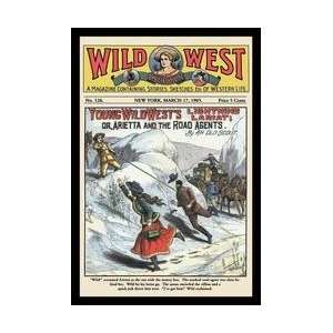  Wild West Weekly Young Wild Wests Lightning Lariat 12x18 