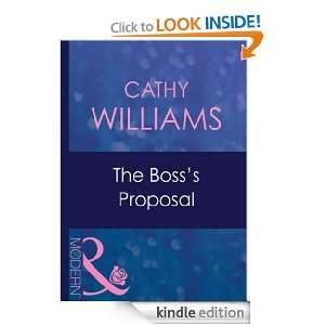 The Bosss Proposal Cathy Williams  Kindle Store