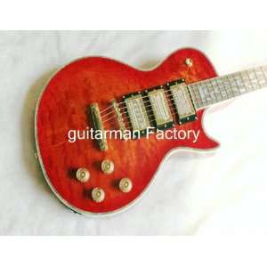   electric guitar sunburst with flame fingerboard Musical Instruments