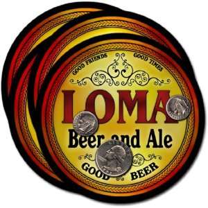  Loma , CO Beer & Ale Coasters   4pk 