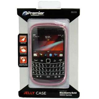 Gel Jelly Skin Case Pink For Blackberry Bold 9900 9930  