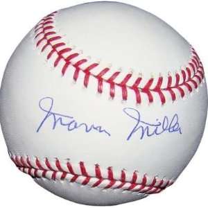 Autographed Marvin Miller Baseball   Official JSA #G49177 