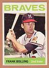 1964 Topps 115 FRANK BOLLING Card SIGNED PSA DNA Braves Baseball 