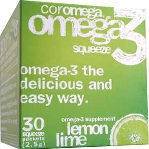  Omega3 Squeeze LemonLime Flavor 30 Count Health 