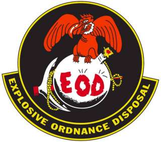 Marine Explosive Ordnance Disposal (EOD) Logo Decal  