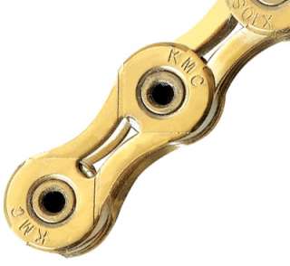 New KMC X9SL Ti 9 Speed Gold Ti Chains Hollow Pin fit Shimano 