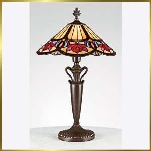 Tiffany Table Lamp, QZTF6897VB, 1 light, Antique Bronze, 16 wide X 25 