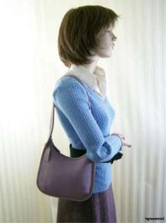 RARE Lilac Purple COACH Original Ergo Bag Purse Handbag Leather 
