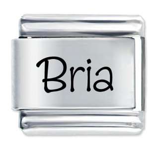  Name Bria Gift Laser Italian Charm Pugster Jewelry