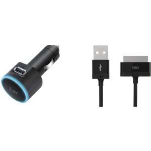  ILUV IAD562BLK USB DC ADAPTER & IPHONE(R) SYNC CABLE Electronics